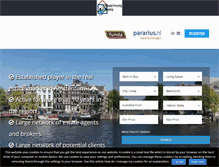 Tablet Screenshot of amstel-property.com